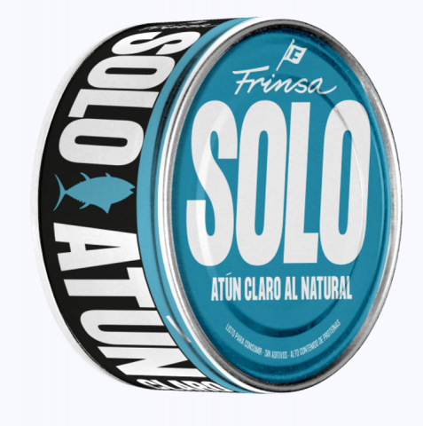 FRINSA SOLO ATUN CLARO AL NATURAL LATA 160 GR 