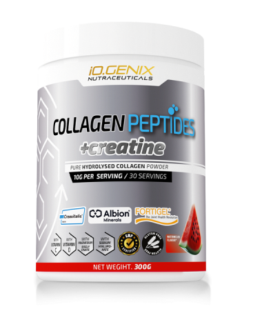 IOGENIX COLLAGEN PEPTIDES+CREATINE 300G SANDIA