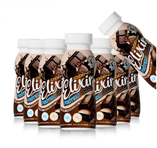 IOGENIX ELIXIR PROTEIN SHAKE CHOCO 250ML 8 PACK