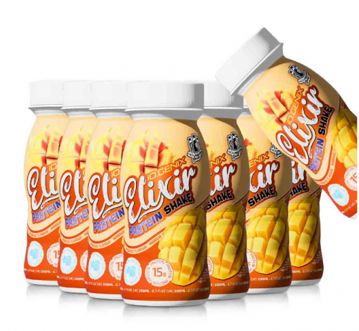 IOGENIX ELIXIR PROTEIN SHAKE MANGO 200ML 8 PACK