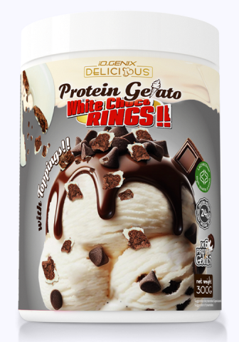 IOGENIX PROTEIN GELATO WHITE CHOCO RINGS