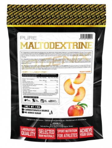 IOGENIX MALTODEXTRIN 1 KG MELOCOTON