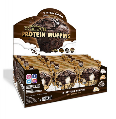 IOGENIX PROTEIN MUFFINS WHITE CHOCOLATE CREAM 50g