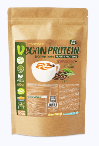 IOGENIX PROTEIN VEGAN 900G FRAPUCCINO