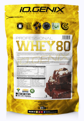 IOGENIX WHEY 80 500 GR BLACK COOKIES