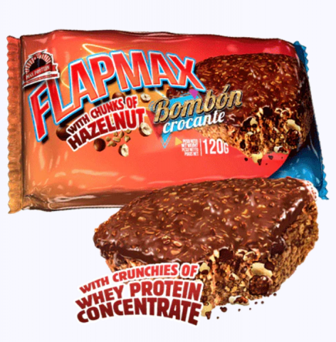 MAX PROTEIN FLAPMAX BOMBON CROCANTE 120 GR 