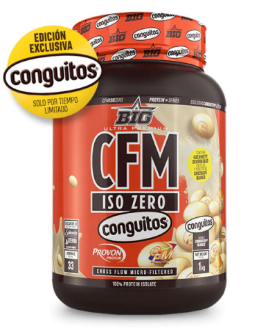 MAX PROTEIN CFM ISO ZERO 1KG CONGUITOS DARK