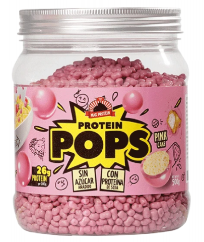 MAX PROTEIN PROTEIN POPS 500 GRAMOS PINK CAKE