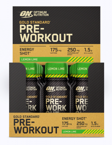 OPTIMUM GOLD STANDARD PREWORKOUT SHOT BOX 12