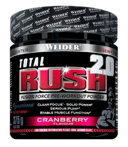 WEIDER TOTAL RUSH 2.0 375 gr CRANBERRY